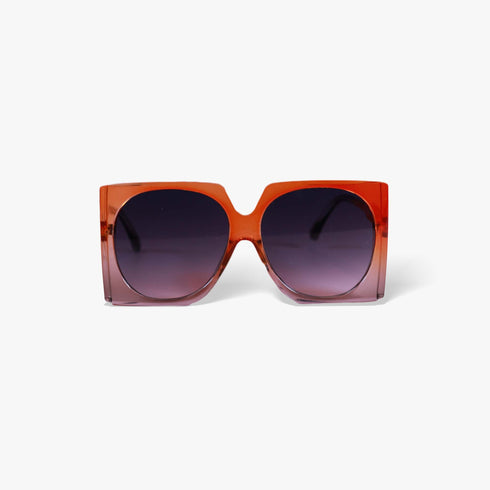 Square Oversized Mod Retro Sunglasses